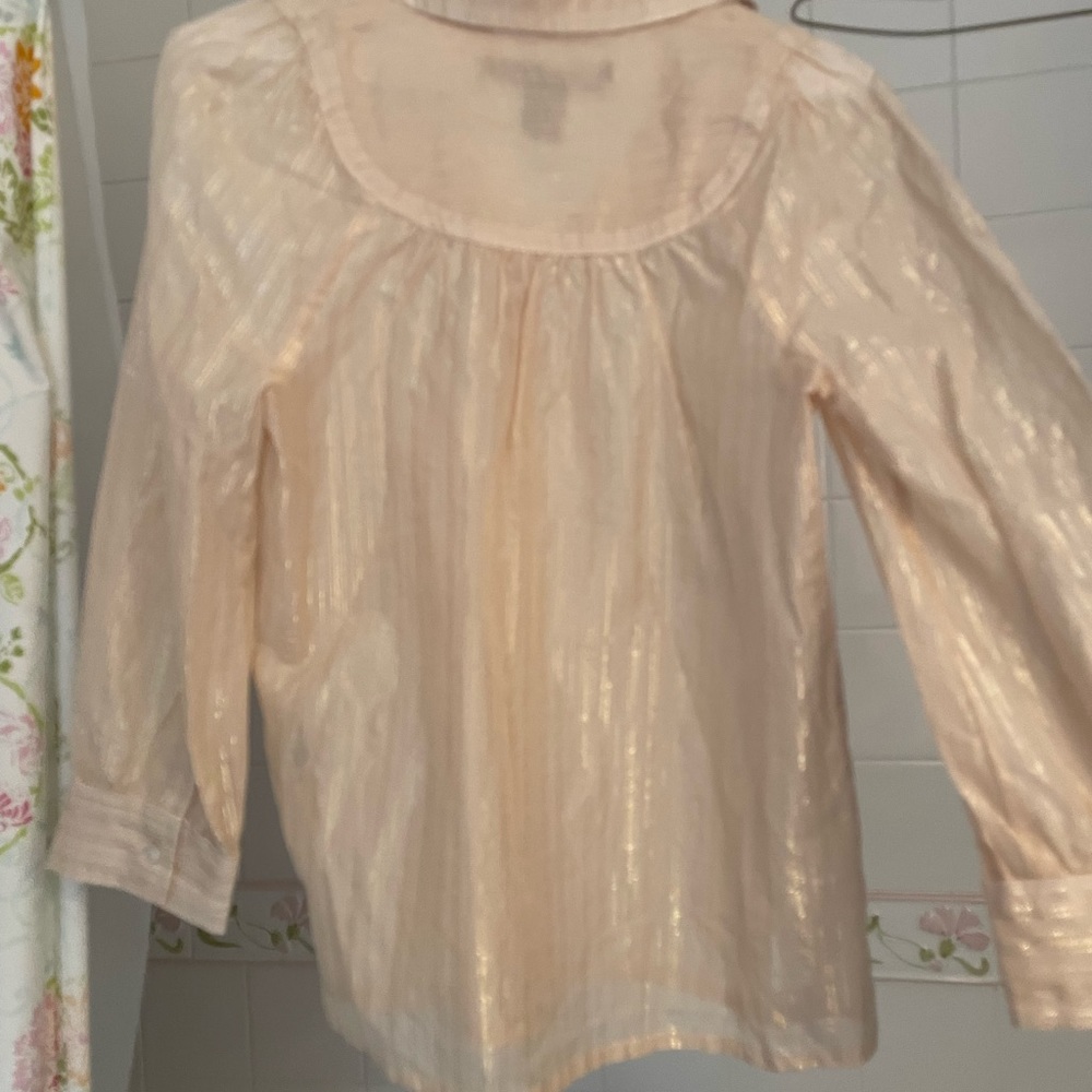 Marc By Marc Jacoba Tapioca Button Down Blouse Wi… - image 3